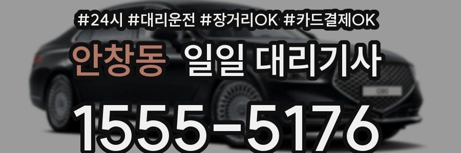 안창동 일일 대리기사