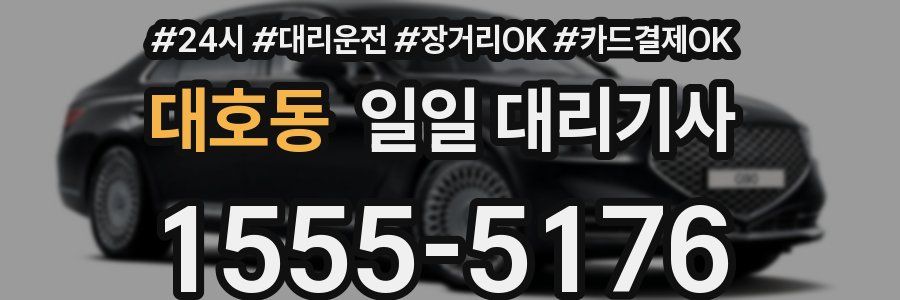 대호동 일일 대리기사