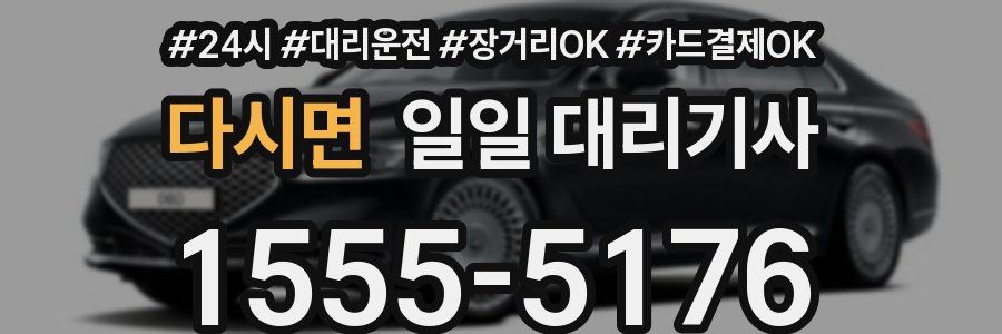 다시면 일일 대리기사