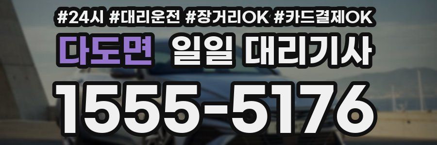 다도면 일일 대리기사