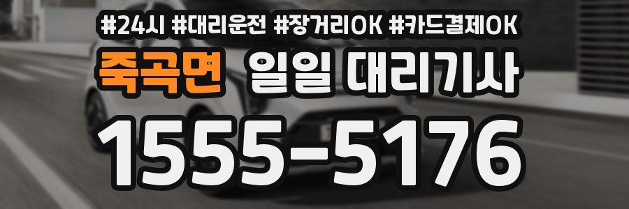 죽곡면 일일 대리기사