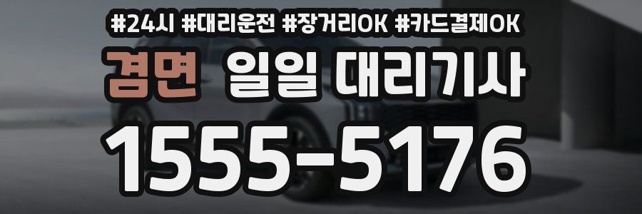 겸면 일일 대리기사