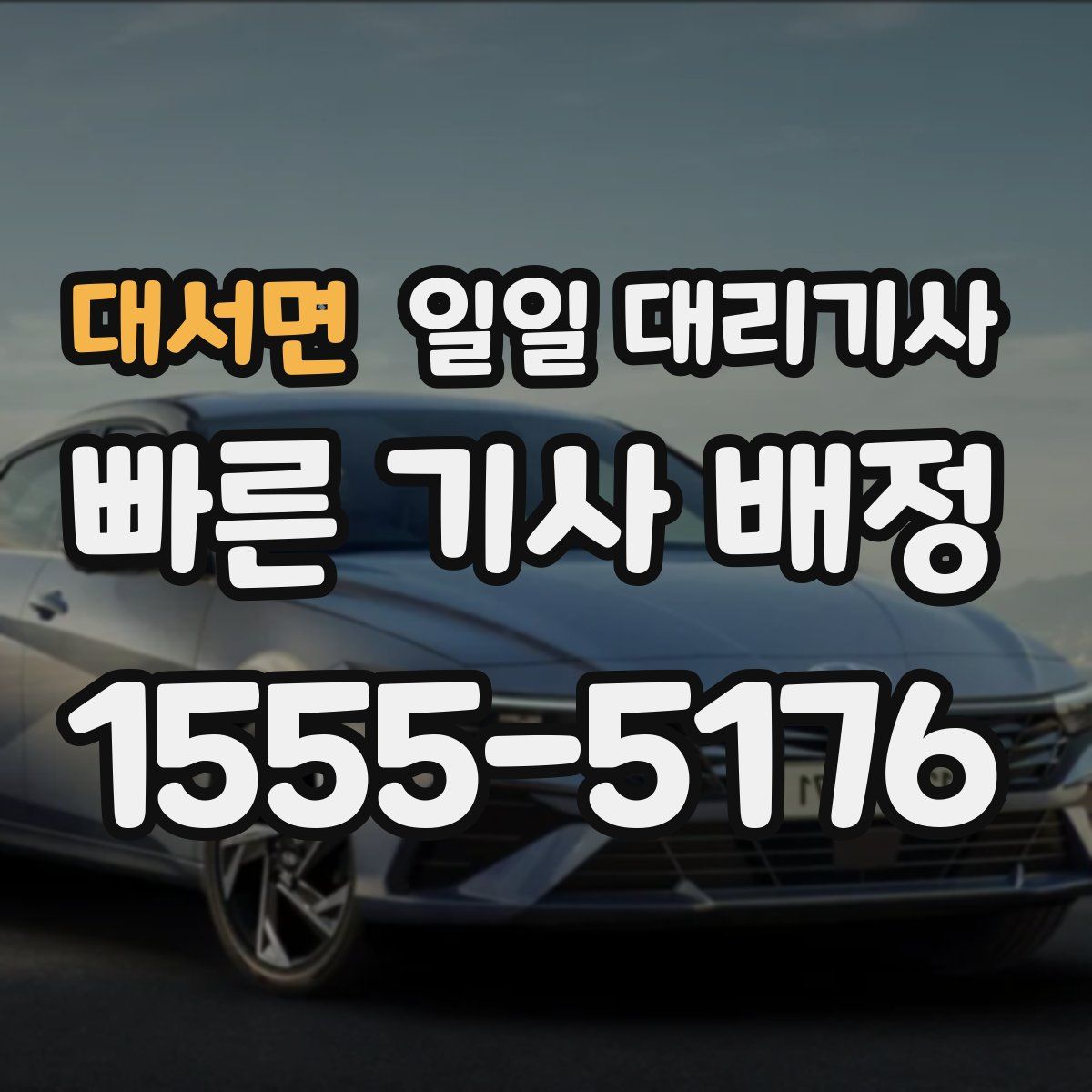 대서면 일일 대리기사