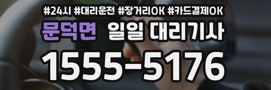 문덕면 일일 대리기사