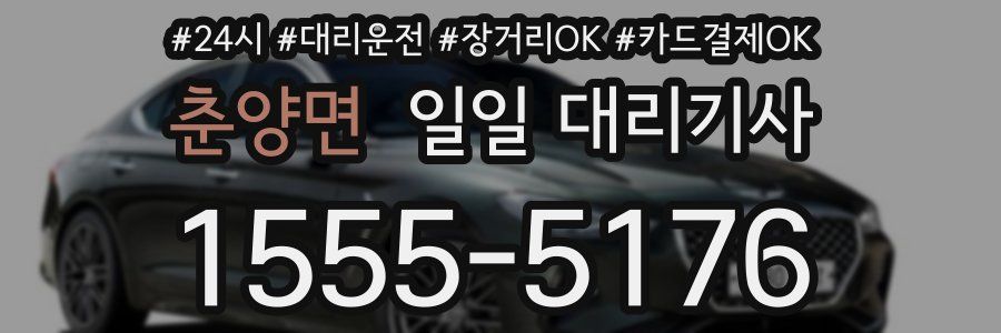 춘양면 일일 대리기사