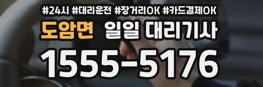 도암면 일일 대리기사