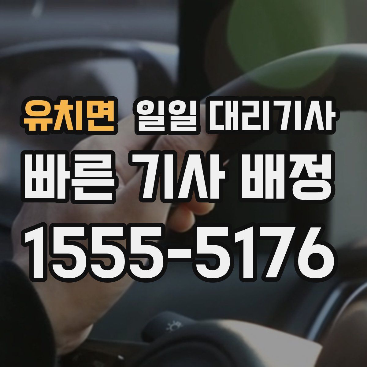 유치면 일일 대리기사