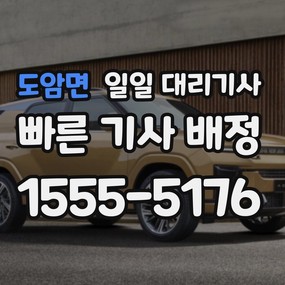 도암면 일일 대리기사