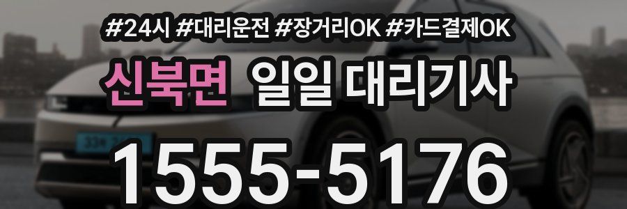 신북면 일일 대리기사