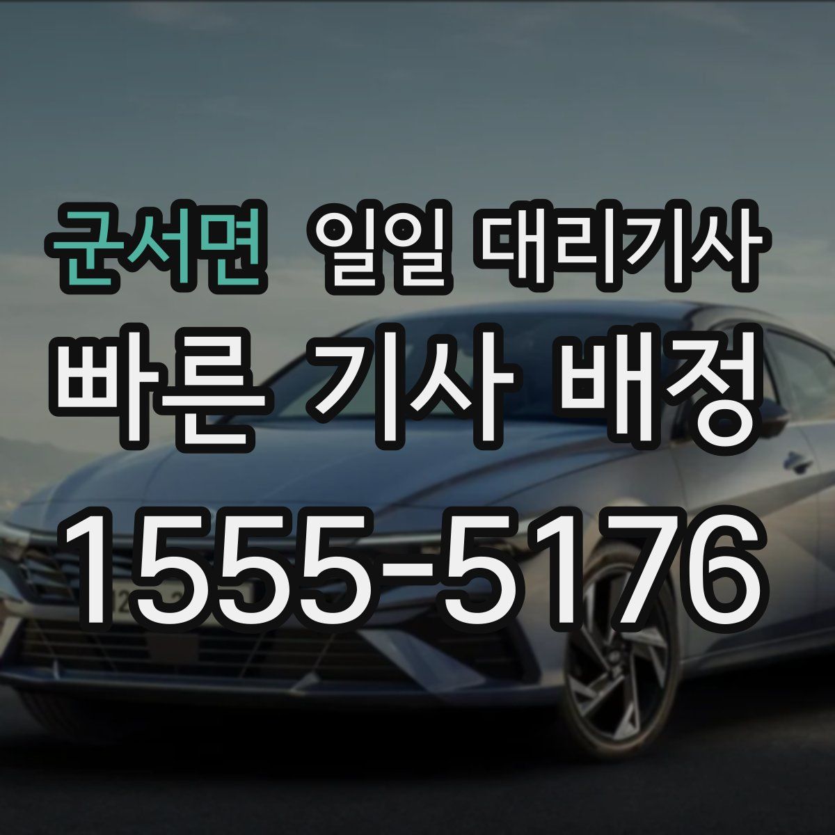 군서면 일일 대리기사