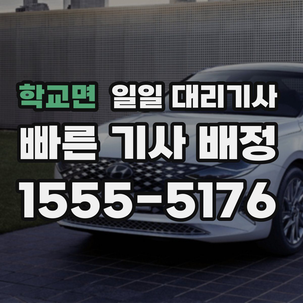 학교면 일일 대리기사
