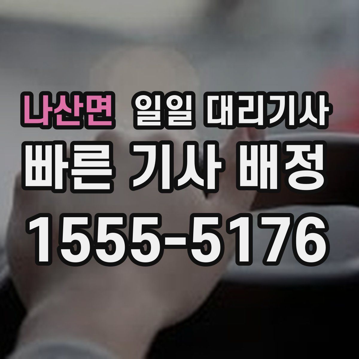 나산면 일일 대리기사