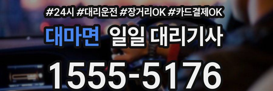 대마면 일일 대리기사