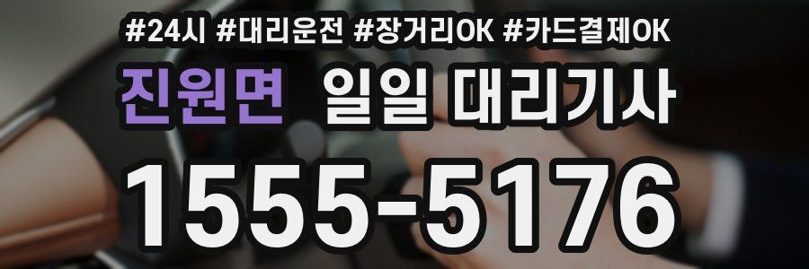 진원면 일일 대리기사
