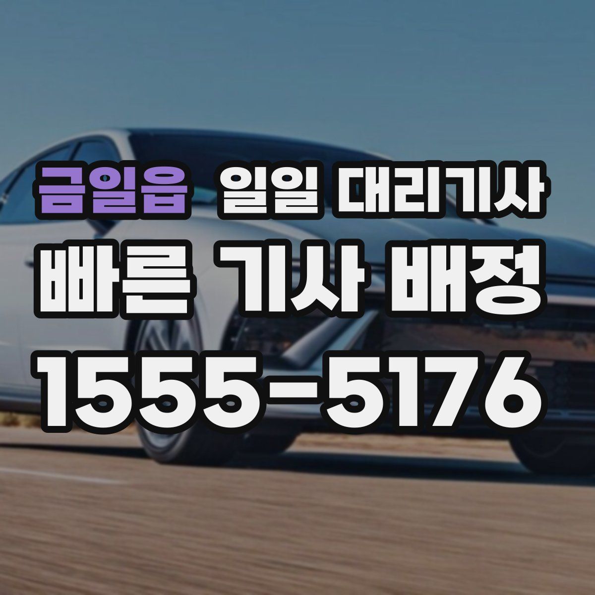 금일읍 일일 대리기사