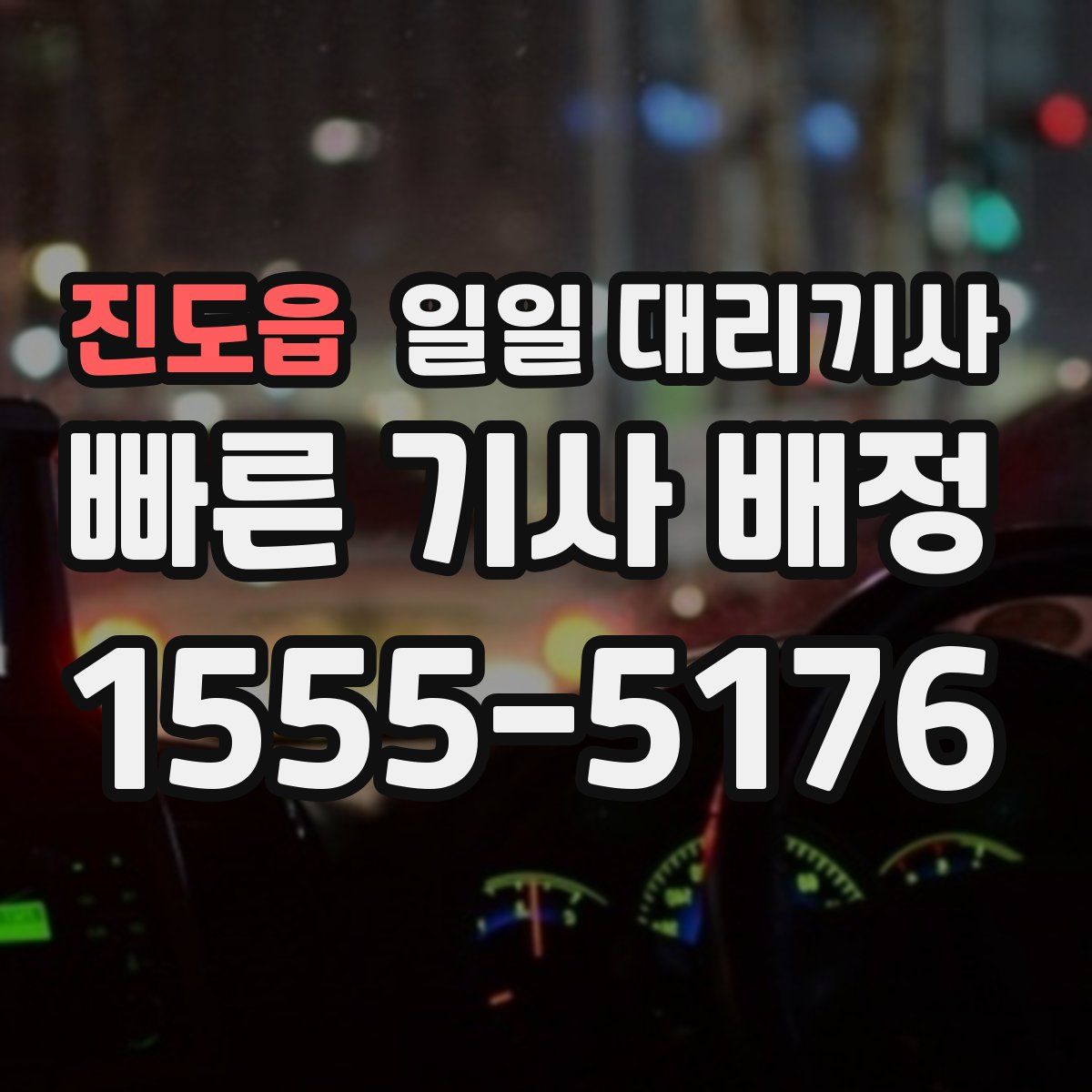 진도읍 일일 대리기사