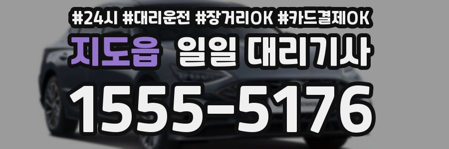지도읍 일일 대리기사