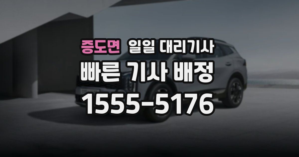 증도면 일일 대리기사