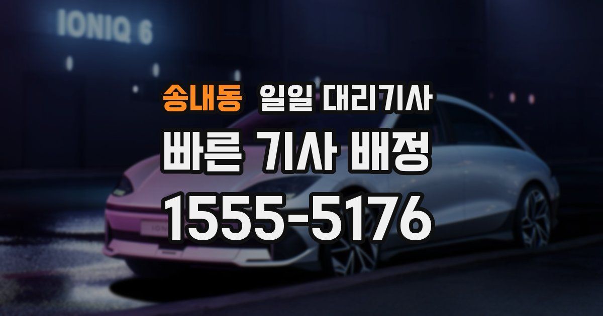 송내동 일일 대리기사