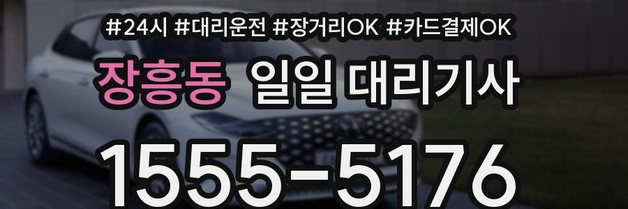 장흥동 일일 대리기사