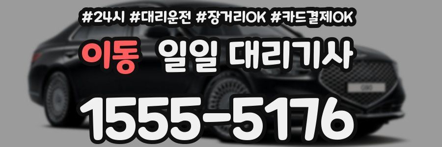 이동 일일 대리기사