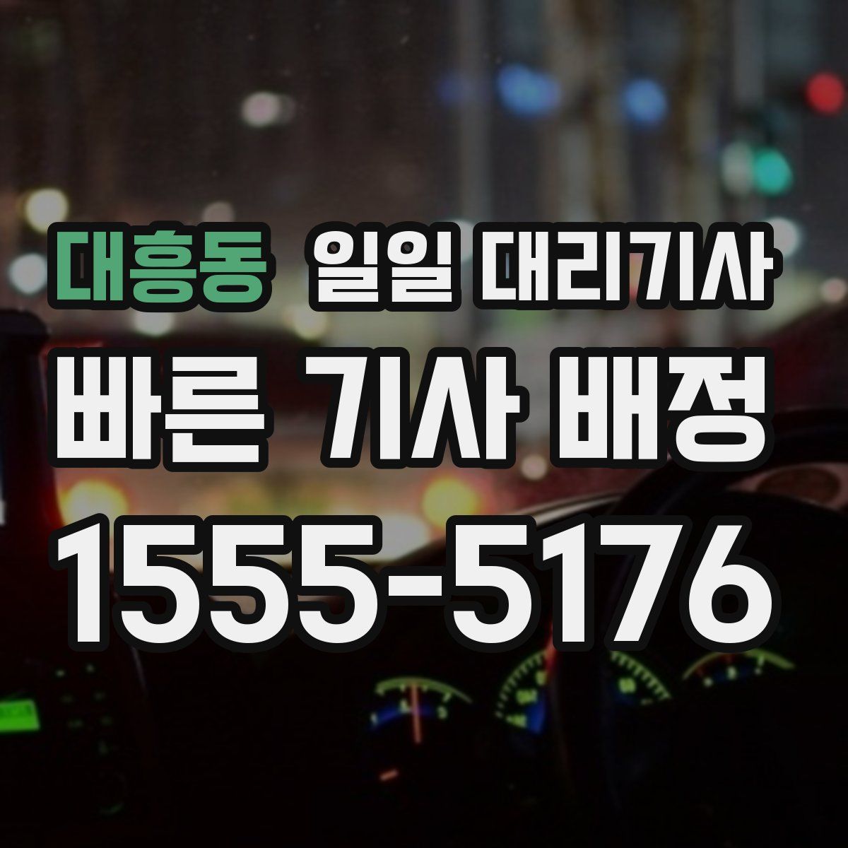 대흥동 일일 대리기사