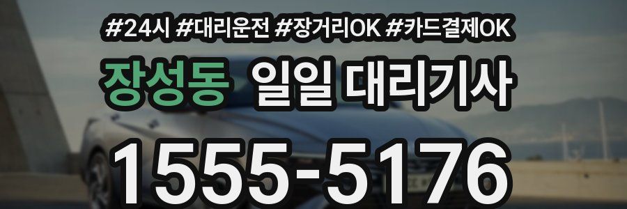 장성동 일일 대리기사
