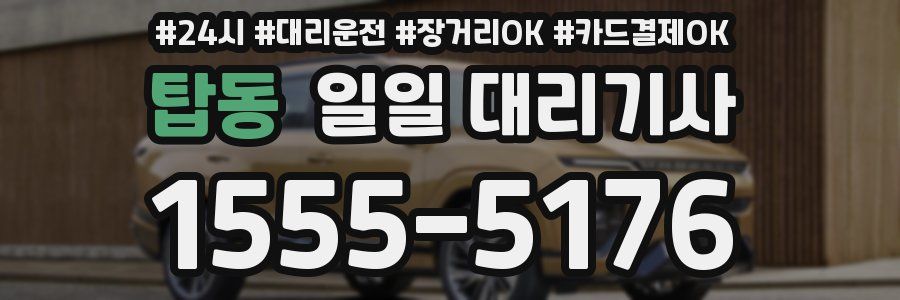 탑동 일일 대리기사