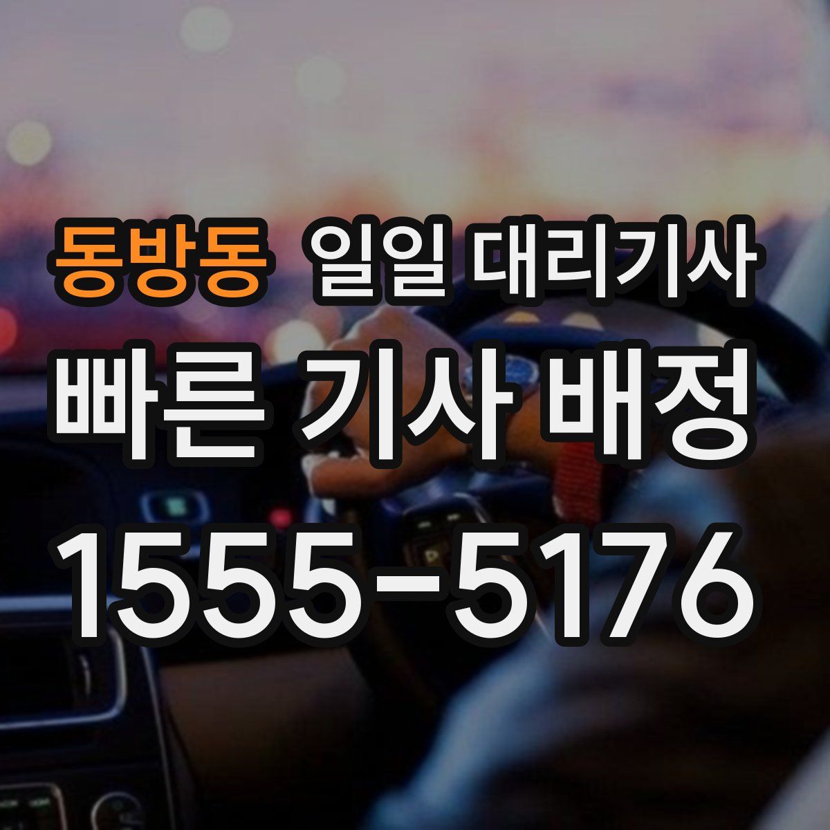 동방동 일일 대리기사