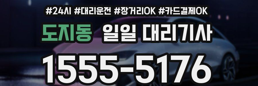 도지동 일일 대리기사