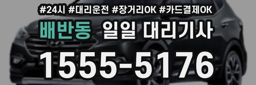 배반동 일일 대리기사