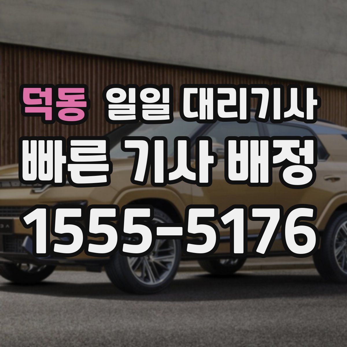 덕동 일일 대리기사