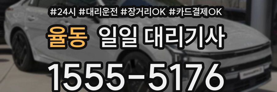율동 일일 대리기사