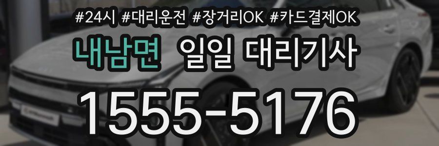 내남면 일일 대리기사