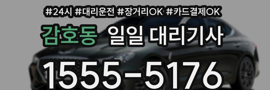 감호동 일일 대리기사