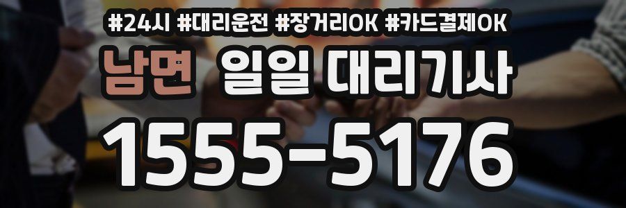 남면 일일 대리기사
