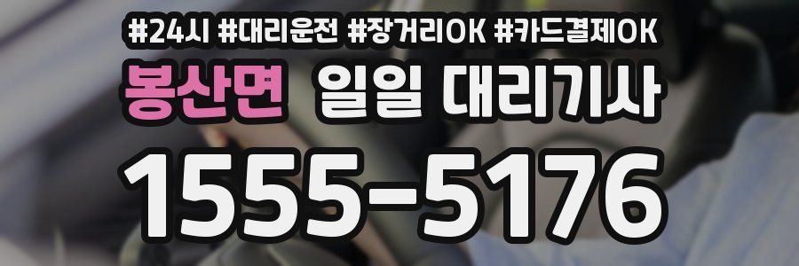 봉산면 일일 대리기사