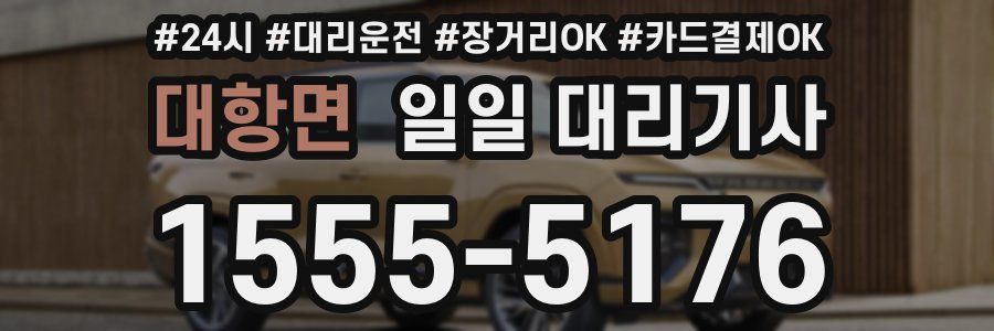 대항면 일일 대리기사