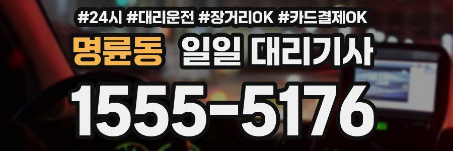 명륜동 일일 대리기사