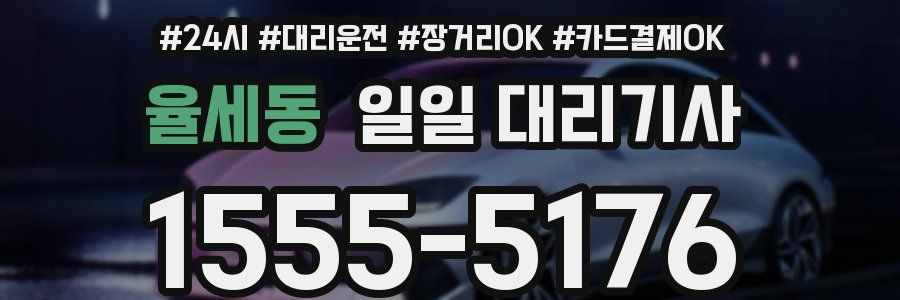 율세동 일일 대리기사
