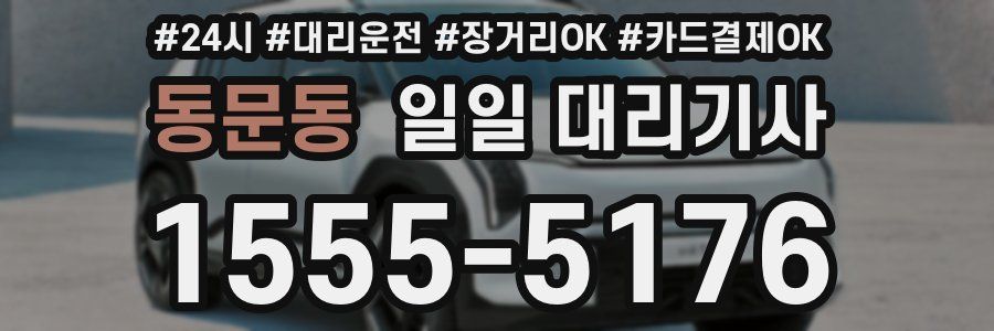 동문동 일일 대리기사