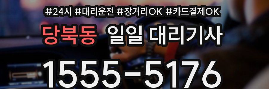 당북동 일일 대리기사