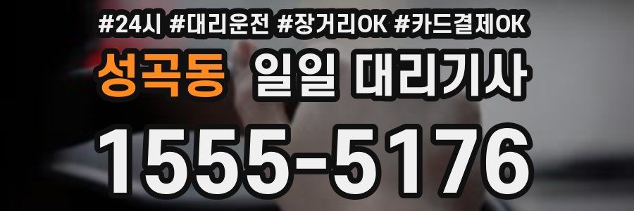 성곡동 일일 대리기사