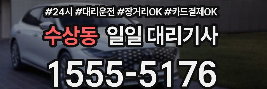 수상동 일일 대리기사