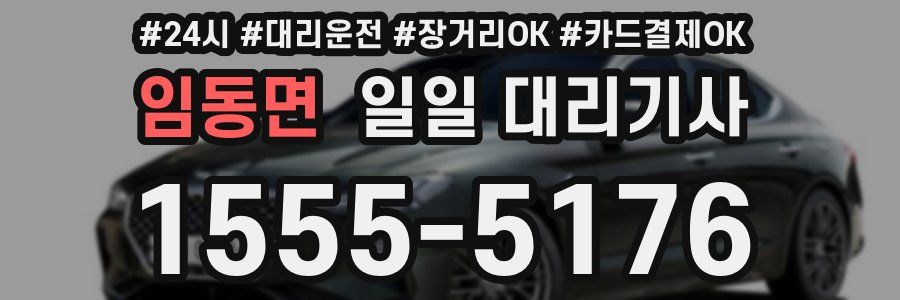 임동면 일일 대리기사