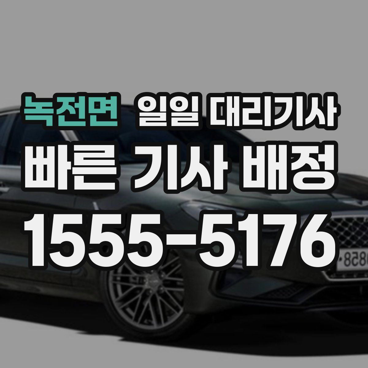 녹전면 일일 대리기사