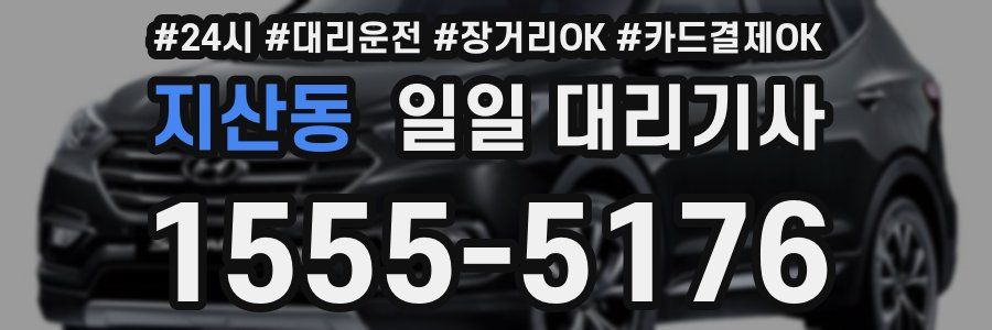 지산동 일일 대리기사