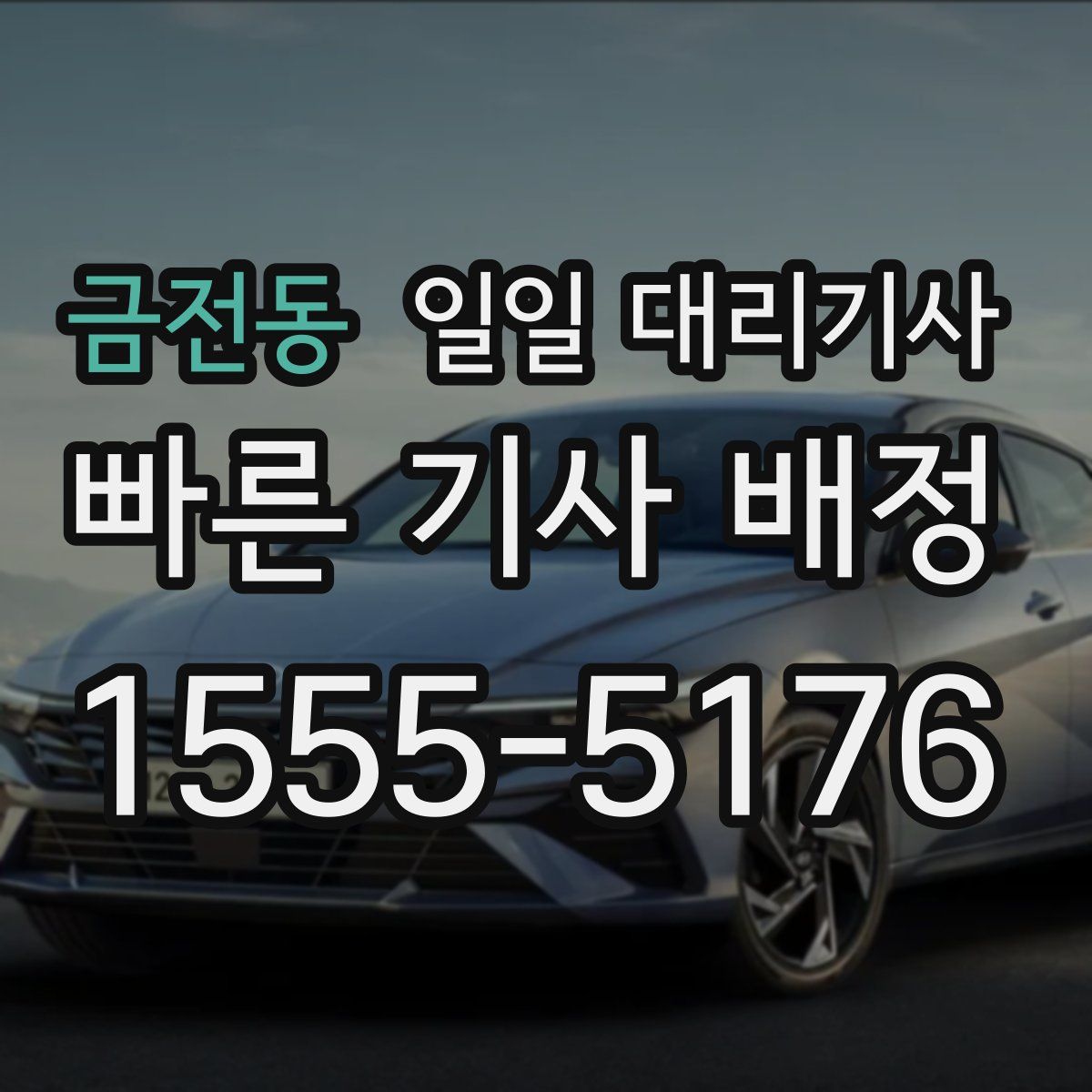 금전동 일일 대리기사