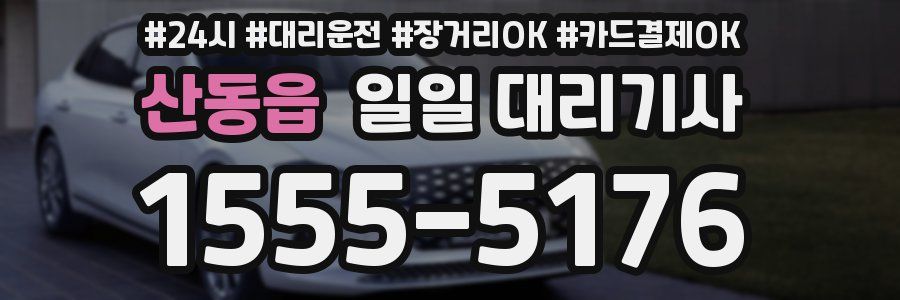 산동읍 일일 대리기사