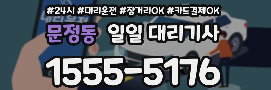 문정동 일일 대리기사
